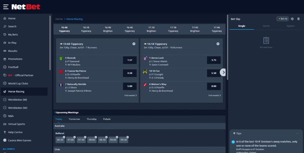 NetBet Pferdewetten