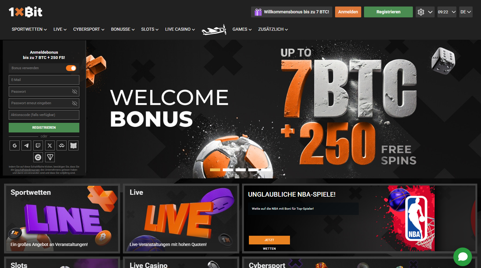 1xBit boni