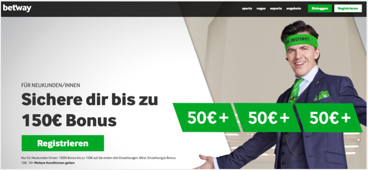 betway boni