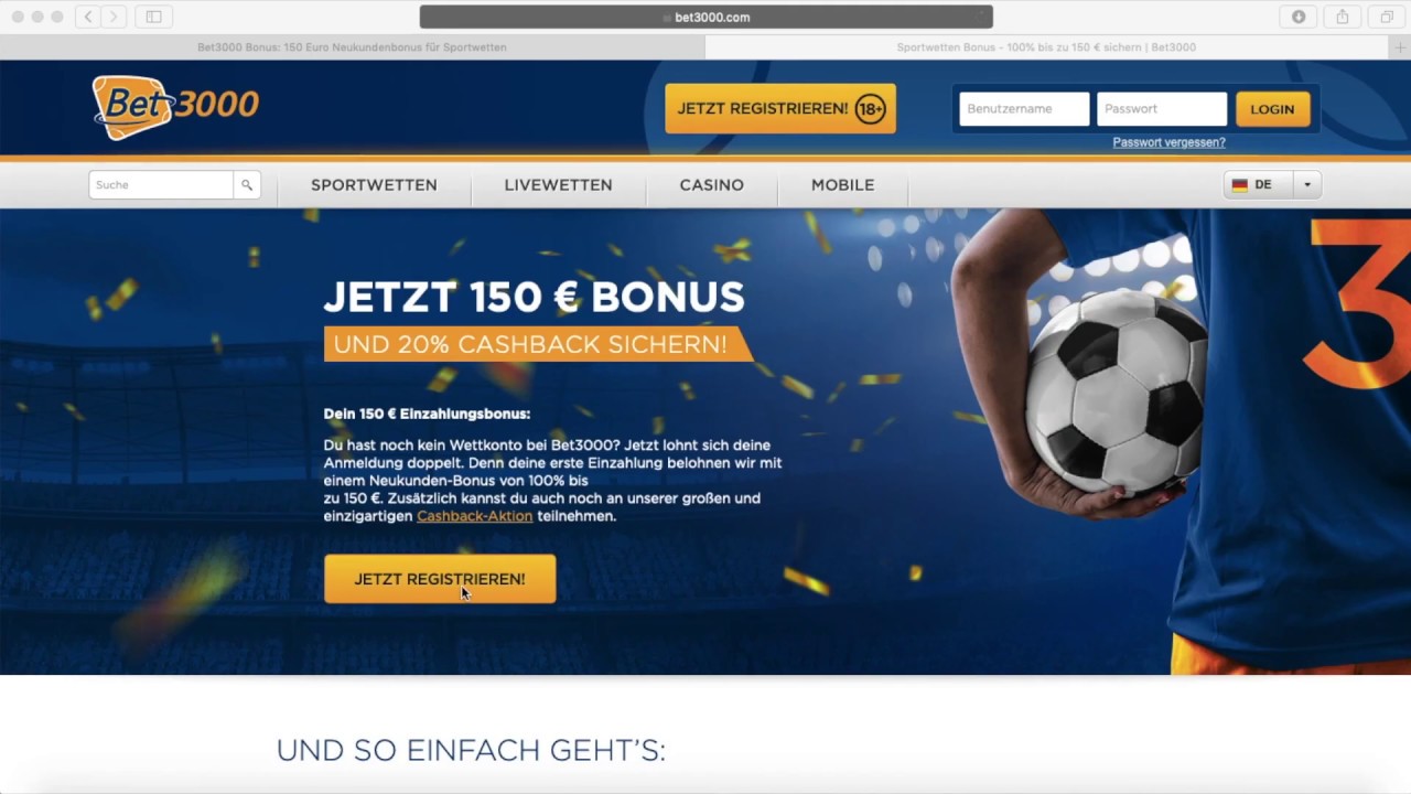 bet3000 boni